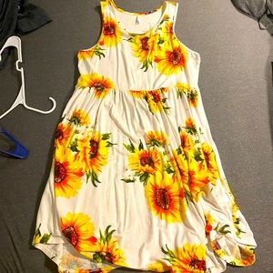 Sunflower dress Large
